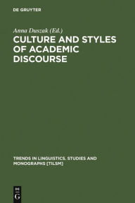 Title: Culture and Styles of Academic Discourse, Author: Anna Duszak