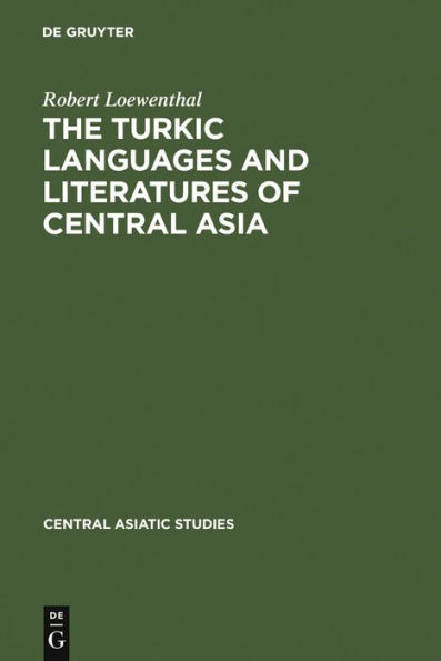 The Turkic Languages and Literatures of Central Asia: A Bibliography