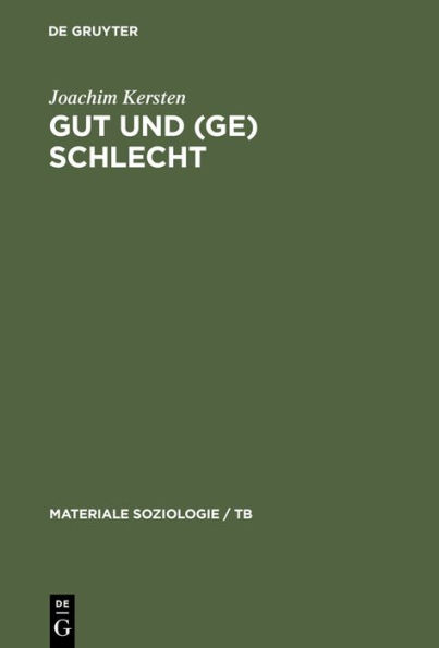 Gut und (Ge)schlecht: Männlichkeit, Kultur und Kriminalität