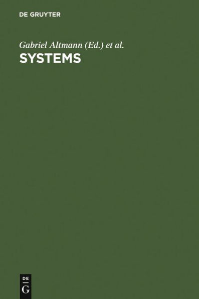 Systems: New Paradigms for the Human Sciences / Edition 1