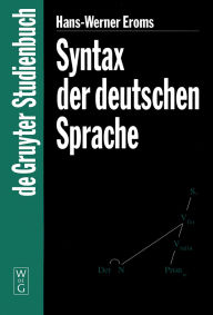 Title: Syntax der deutschen Sprache, Author: Hans-Werner Eroms