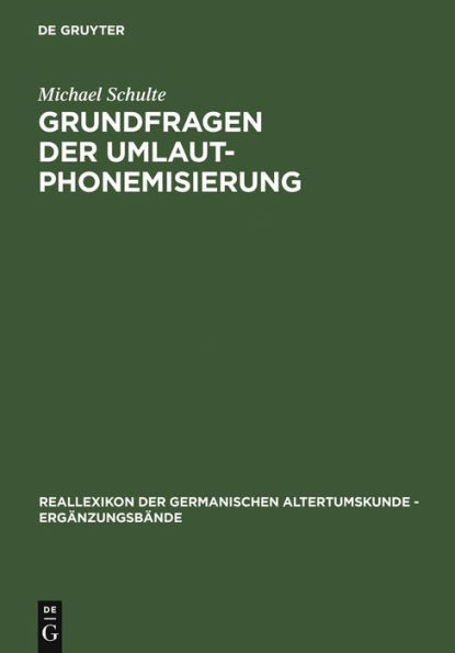 Grundfragen der Umlautphonemisierung: Eine strukturelle Analyse des nordgermanischen i/j Umlauts unter Berücksichtigung der älteren Runeninschriften / Edition 1
