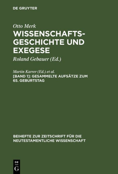 Gesammelte Aufsätze zum 65. Geburtstag / Edition 1