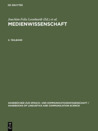 Title: Medienwissenschaft. 2. Teilband, Author: Joachim-Felix Leonhardt