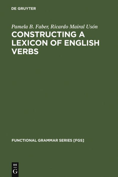 Constructing a Lexicon of English Verbs / Edition 1