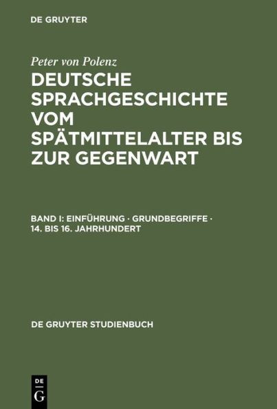 Einfuhrung a Grundbegriffe a 14. bis 16. Jahrhundert / Edition 2