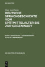 Einführung · Grundbegriffe · 14. bis 16. Jahrhundert / Edition 2