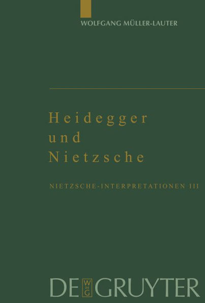 Heidegger und Nietzsche / Edition 1