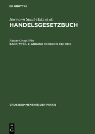 Title: Anhang VI nach § 452: CMR, Author: Johann Georg Helm