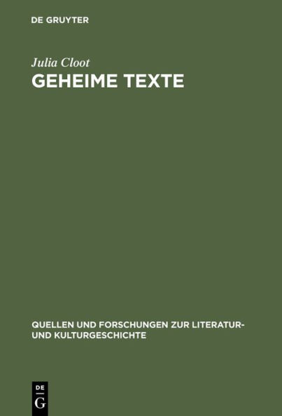 Geheime Texte: Jean Paul und die Musik / Edition 1