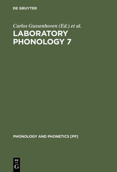 Laboratory Phonology 7 / Edition 1