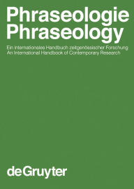 Title: Phraseologie / Edition 1, Author: Harald Burger