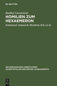 Title: Homilien zum Hexaemeron, Author: Basilius Caesariensis