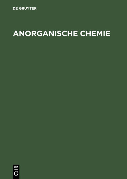 Anorganische Chemie / Edition 2