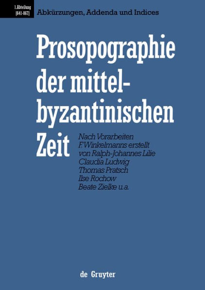 Abkürzungen, Addenda und Indices / Edition 1