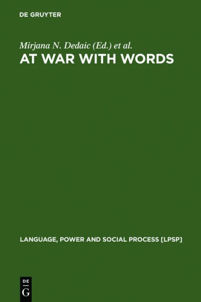 At War with Words / Edition 1