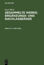 II. (1920-1924): Mit einer historischen Einleitung