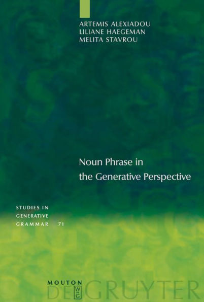 Noun Phrase in the Generative Perspective / Edition 1