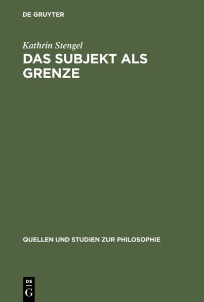 Das Subjekt als Grenze: Ein Vergleich der erkenntnistheoretischen Ansätze bei Wittgenstein und Merleau-Ponty / Edition 1