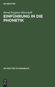 Title: Einführung in die Phonetik, Author: Bernd Pompino-Marschall