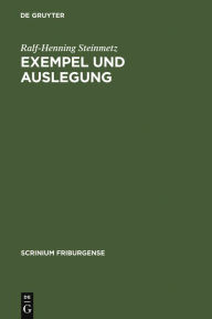 Title: Exempel und Auslegung: Studien zu den 