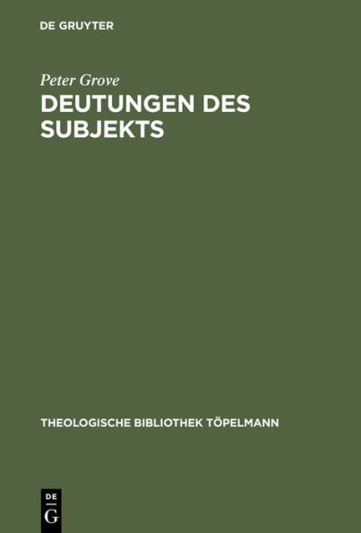 Deutungen des Subjekts: Schleiermachers Philosophie der Religion / Edition 1
