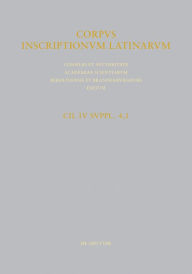 Title: CIL IV Inscriptiones parietariae Pompeianae Herculanenses Stabianae. Suppl. pars 4. Inscriptiones parietariae Pompeianae. Fasc. 1. Ad titulos pictos spectantem, Author: Volker Weber