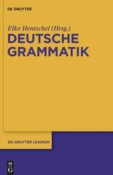 Deutsche Grammatik / Edition 1