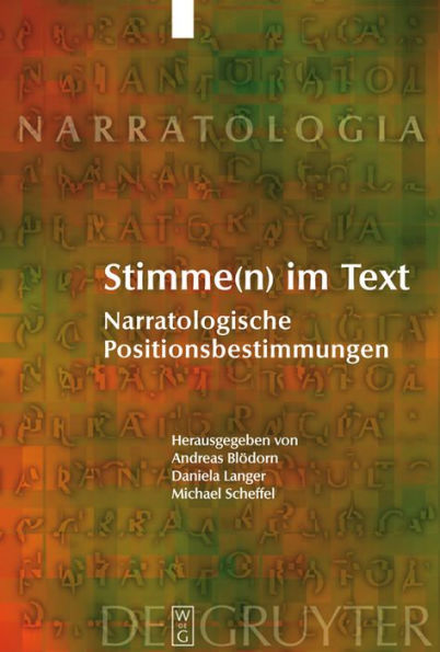 Stimme(n) im Text: Narratologische Positionsbestimmungen / Edition 1