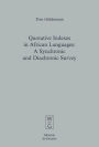 Quotative Indexes in African Languages: A Synchronic and Diachronic Survey / Edition 1