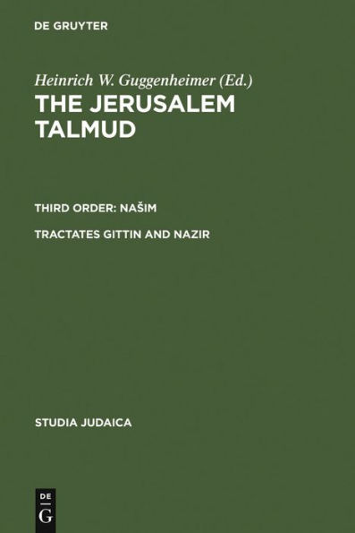 Tractates Gittin and Nazir / Edition 1