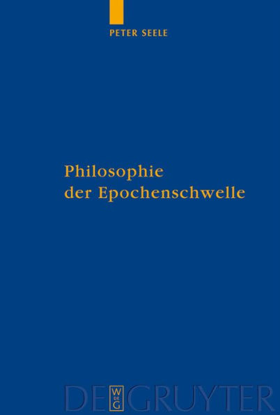 Philosophie der Epochenschwelle: Augustin zwischen Antike und Mittelalter / Edition 1