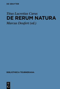 Title: de Rerum Natura, Author: Titus Lucretius Carus