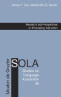 Research and Perspectives on Processing Instruction / Edition 1