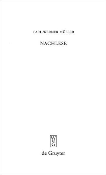 Nachlese: Kleine Schriften 2