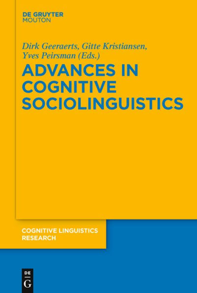 Advances Cognitive Sociolinguistics