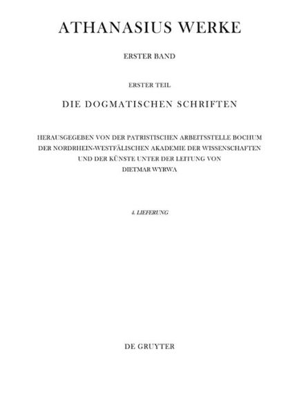 Epistulae I-IV ad Serapionem