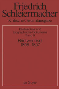 Title: Briefwechsel 1806-1807: (Briefe 2173-2597), Author: Andreas Arndt