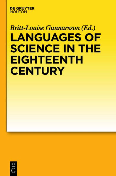 Languages of Science the Eighteenth Century