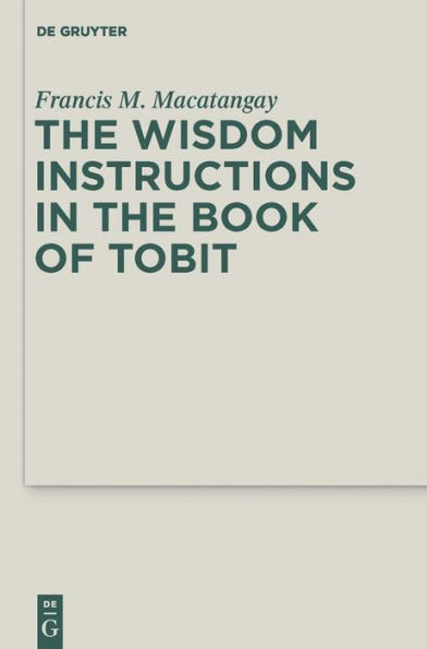 the Wisdom Instructions Book of Tobit