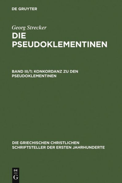 Konkordanz zu den Pseudoklementinen, Teil 1: Lateinisches Wortregister