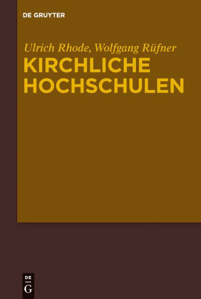 Kirchliche Hochschulen: Referate des Symposiums zu Ehren von Manfred Baldus am 19. März 2010