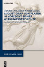 August Graf von Platen im Horizont seiner Wirkungsgeschichte: Ein deutsch-italienisches Kolloquium