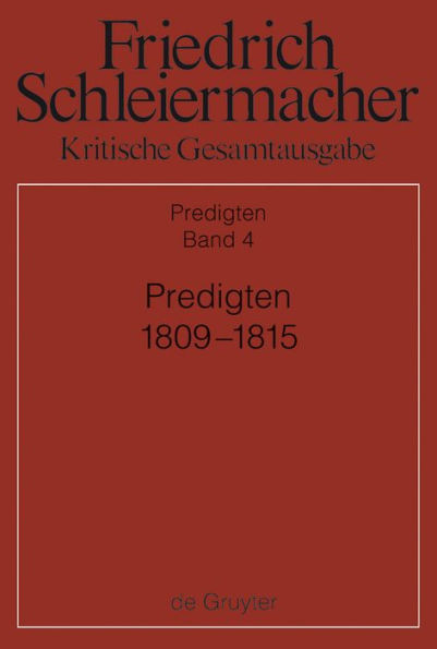 Predigten 1809-1815