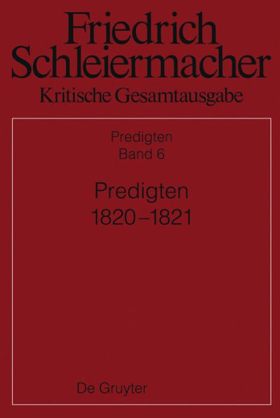 Predigten 1820-1821