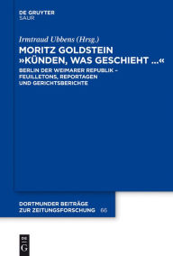 Title: Moritz Goldstein 