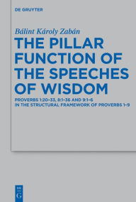 Title: The Pillar Function of the Speeches of Wisdom: Proverbs 1:20-33, 8:1-36 and 9:1-6 in the Structural Framework of Proverbs 1-9, Author: Bálint Károly Zabán