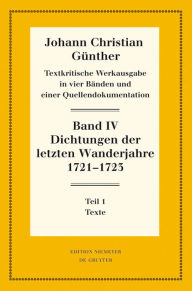 Title: Dichtungen der letzten Wanderjahre 1721-1723: 1: Texte. 2: Nachweise, Erlauterungen und Gesamtverzeichnisse, Author: Reiner Bolhoff