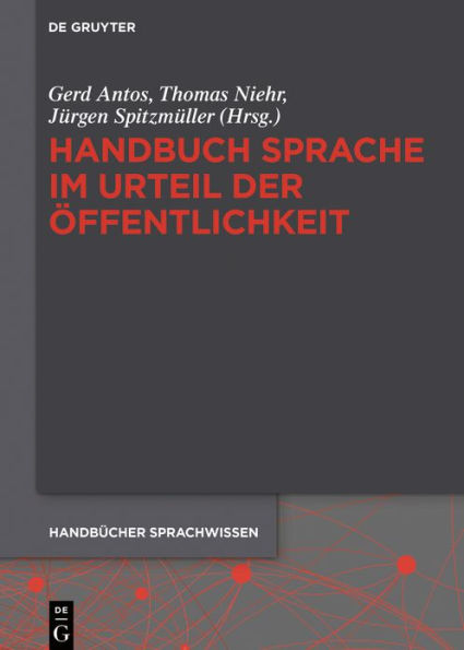 Handbuch Sprache im Urteil der Öffentlichkeit