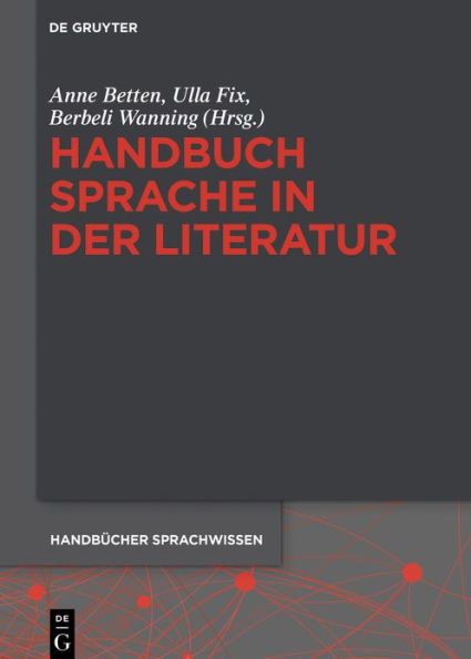 Handbuch Sprache der Literatur